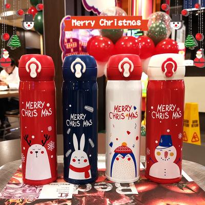 China PORTABLE Insulated Water Bottle 500ml Stainless Steel Christmas Bottle Box for sale