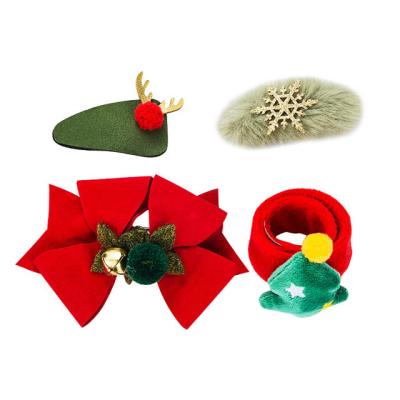 China Christmas Bells and Antlers Series Four-piece costume hairpin bow hair accessories wholesale for sale