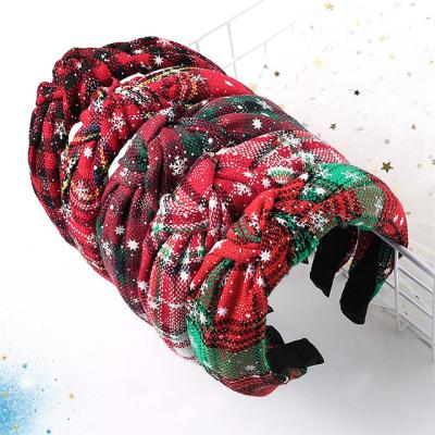 China Korean style/Korean style 5 colors European and American Christmas headband tied hair accessories for women for sale