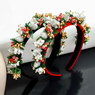 China Korean Style/Korean Style Fashion New Product Headband Christmas Hair Accessories Fur Hair Accessories for sale