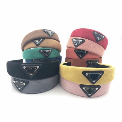 China Korean Style/2020 Korean Designer Headband Solid Color Ladies' Headband Ladies' Korean Style Cloth Accessories for sale