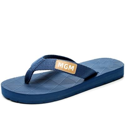 China Summer Fashionable Flip Flops Cushioning For Men's Outdoor High Quality Cloth Slippers Soft Thong Slippers for sale