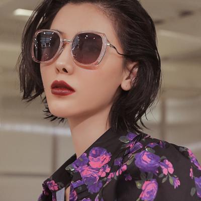 China Lady Big Frame Fashion Polarized Sunglasses Fashion Sun Glasses New 2201 Outdoor Travel Sunglasses Wholesale for sale