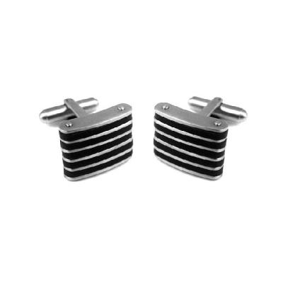 China Personality and Elegant Effeeter fashion stainless steel handmade cufflinks factory wholesale china rubber cufflinks for sale