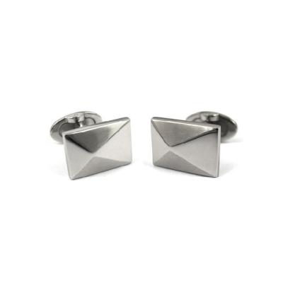 China Personality and Stylish Effeeter Fashion Stainless Steel Designer Cufflinks Drawing Effect for sale