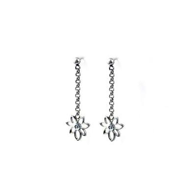 China Vintage Effecter Fashion Stainless Steel Designer Earrings Popular Brands Factory China Wholesale CZ Stone for sale