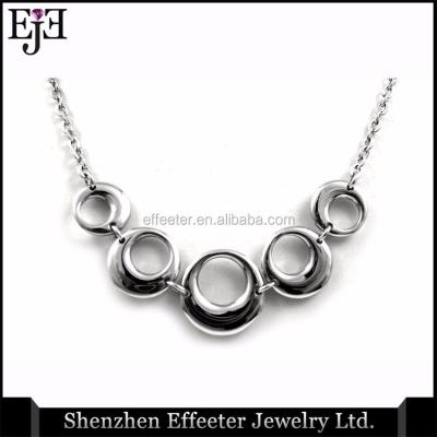 China Personality And Stylish Hot Sale High End Thin Stainless Steel Chain Necklace for sale