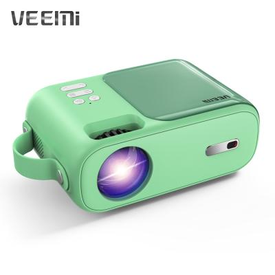 China Portable Mini VEEMI Q2 Speakers Built-in Projector 480P LCD for Home Theater Kid's Gift Game Camping Projector for sale