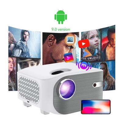 China 3D Projector Ready with Android 9.0 VEEMI T01 4K Supported Buy 1080P China Native LCD Movie LED Smart Projectors for Home for sale