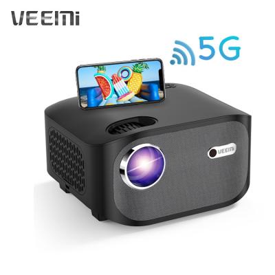 China Built-in Native Speakers Projectors HD 4k 1080p Resolution Home Theater Game TV Sticker T01 Wifi Mirroring For Mobile Smart Phone Projector for sale