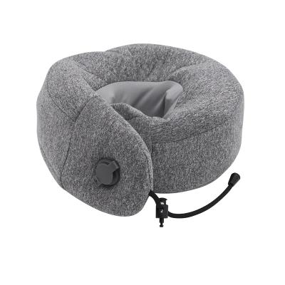 China Car Ride Heating Electric U Neck Massaging Shiatsu Neck Pillow Kneading Massager with Heat for sale