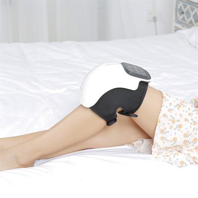 China Wireless Electric Heating Knee Massager Laser Therapy Vibration Muscles Relaxation Pain Relief Knee Massager for sale