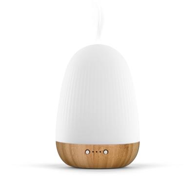 China SOICARE Hot Selling Auto-Waterless 180ml Aromatherapy Essential Oil Mist Portable Bamboo Glass Cool Diffuser for sale