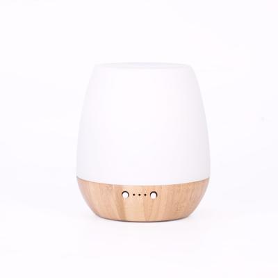 China New Power-SOICARE Waterless Model Glass Bamboo/Essential Oil 180ml Rubber Wood Ultrasonic Aroma Diffuser for sale