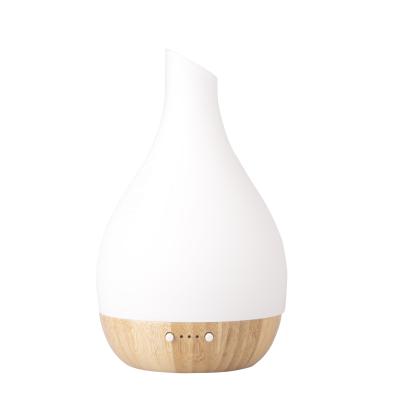 China Wholesale Bamboo Automatic- SOICARE 180ml Glass Waterless/Wooden Ultrasonic Cool Mist Spray Essential Oil Air Diffuser for sale