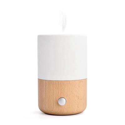 China Wholesale Eco-friendly Handmade Ceramic Wood Diffuser Nebulizer Private Label Essential Oil Waterless for sale