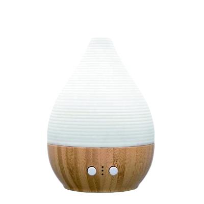 China Hotel SOICARE 180ml Nature Humidifier Bamboo Ceramic Ultrasonic Aromatherapy Essential Oil Diffuser Factory CHINA for sale