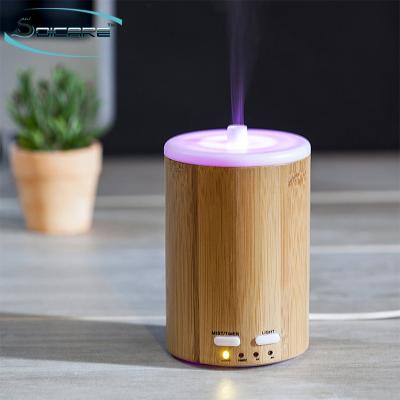 China Real Household Aromatherapy Humidifier Bamboo Ultrasonic Essential Oil Aroma Diffuser Wholesale for sale