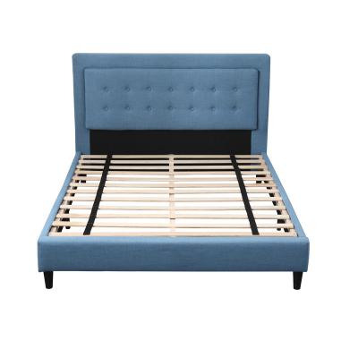 China Other Bed Frame Upholstered Fabric Headboard Bedroom Furniture for sale