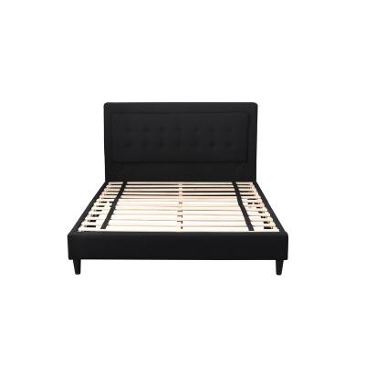 China Other Style Modern European Bedroom Furniture Customized Upholstered Solid Wood Bed French Bed for sale