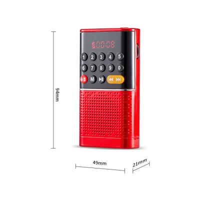 China Mini USB Mini Speaker FM Radio with USB Speaker and Recording Portable FM Radio for sale