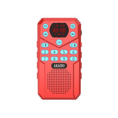 China Mini Super Mini Portable Pocket Radio with Wireless Radio and Support USB Recording TF Card for sale