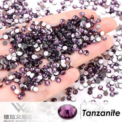 China Fuchsia Fuchsia Rhinestone Gemstone Flatback Purple Rhinestone Widely Used Decoration Glass for sale