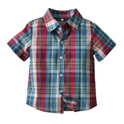 China New Product Breathable New Product Children Summer Comfort Polyester Fiber Boy Clothes Shirt For Wholesale for sale