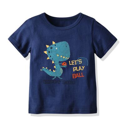 China Cotton Short Sleeve T-shirt Children's Short Sleeve Children's Clothing Breathable Kids Clothes Sportswear for sale