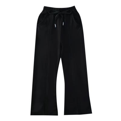 China Best Products Kids Breathable Hot Selling Breathable Clothing In Spring And Summer Black Girls Casual Pants Long for sale