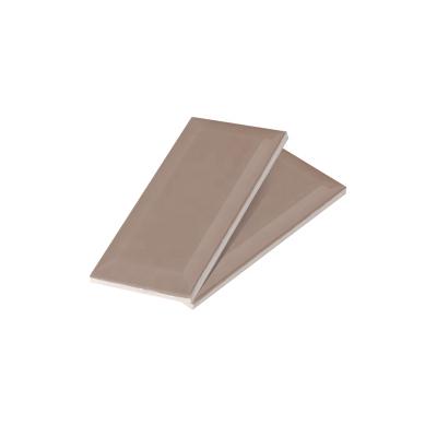 China High Quality Glazed Europe Ceramic Square Wall Subway Coffee Color Tiles for sale