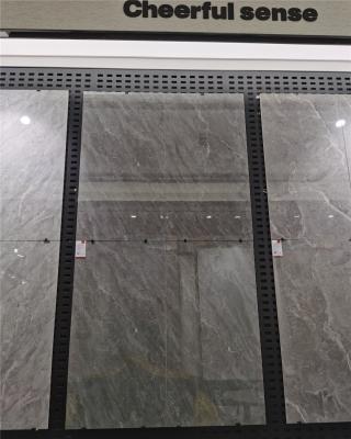 China Cheap Europe Full Body Continuous Grain Marble 600x1200 Foshan Porcelain Tile Dark Color Floor Tile Floor Background Wall Project for sale