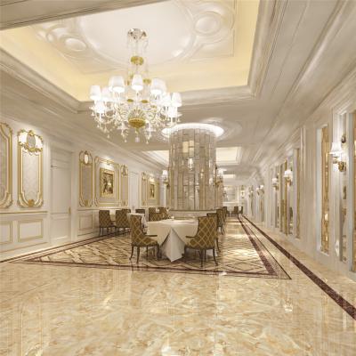 China CLASSIC Foshan 1000x1000 Polished White Porcelain Tiles Double Loading Floor Tiles for sale