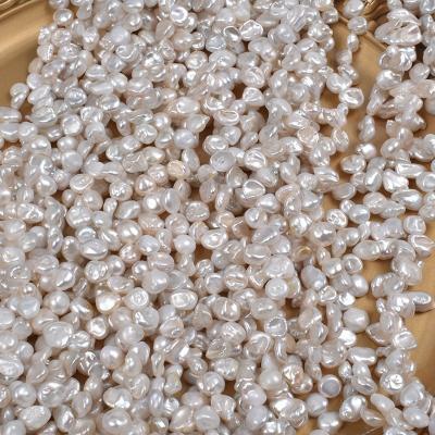 China Jewelry Making Baroque Freshwater Pearl 9-10mm Petal Natural Handmade Beaded Necklace Bracelet Hand String Semi-finished for sale