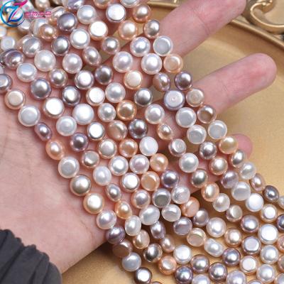 China Jewelry Making Natural Freshwater Pearls 8-9mm Four-Sided Light Baroque Loaf Pearls Handmade Beaded Loose Beads Semi-Products for sale