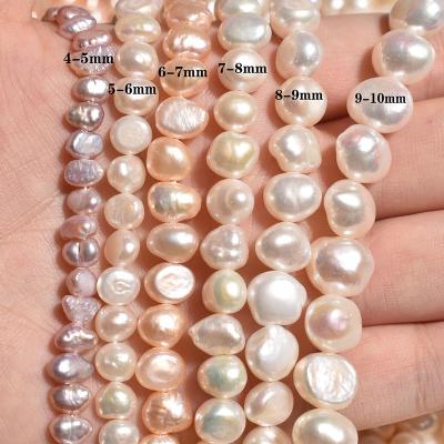 China Jewelry Making Factory Wholesale Irregular Freshwater Pearl 4-10mm Baroque Pearls Natural Freshwater Loose Pearls for sale