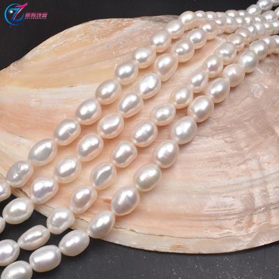 China Jewelry Making Baroque Pearl 8-9mm Natural Freshwater Pearl Irregular Freshwater Pearls Loosely for sale