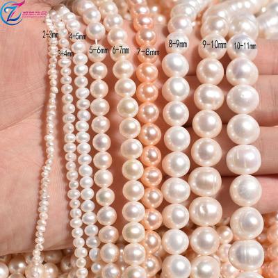 China Jewelry making near circle 2-10m natural freshwater pearl scattered diy handmade beaded materials baroque shaped pearl jewelry accessories for sale