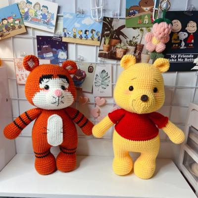 China Eco-Friendly Christmas Gift Newly Designed Baby Doll Educational Crochet Stuffed Toy OEM Toy Color Animal Toy for sale