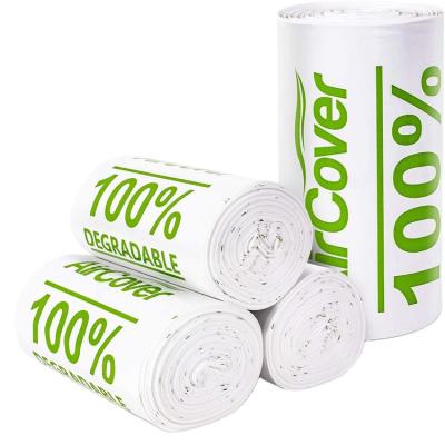 China 100% Compostable Biodegradable Various Food Pla Garbage Bags Garbage Bags On Roll for sale