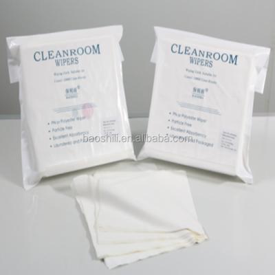 China Disposable LCD PCB Screen Cleaning Microdenier Cleanroom Wiper for sale