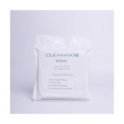 China Ultra-soft Antistatic Lint Free Antistatic Cleanroom Cleaning Polyester Wipes China Supplier for sale