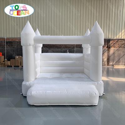 China Whole Bouncy Castle Toddler Bouncy House Mini Bouncer Ages Kids Bounce Castle Inflatable White Wedding Inflatable House for sale