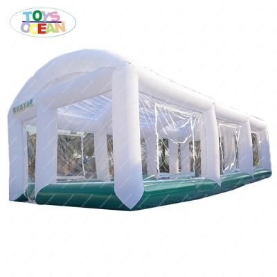 China White PVC Vinyl Tarpaulin Outdoor Inflatable Cube Dome Party Tent for sale