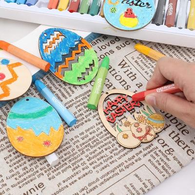 China DIY Wooden Happy Easter Easter Decorations Easter Decors DIY Craft Ornaments DIY Easter Egg Decorating Kit for sale