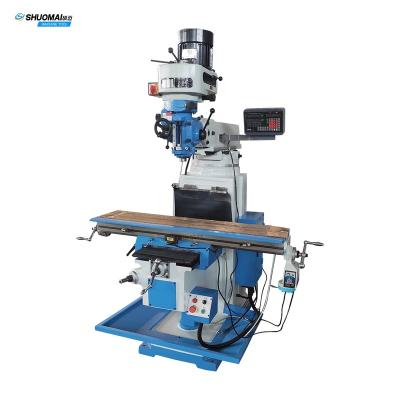 Cina X6330 high precision vertical variable speed powerful rotary head turret milling machine in vendita