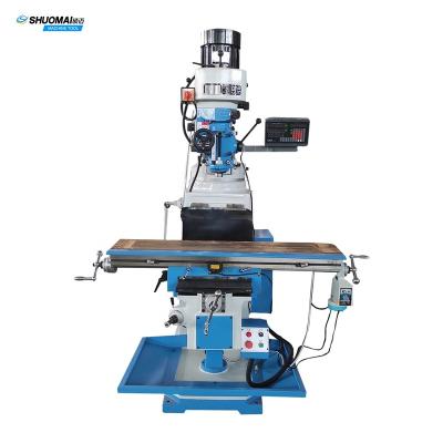 China 4H variable speed DRO vertical turret milling machine for metal processing à venda