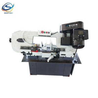 China Small mini type multifunction metal steel pipe angle cutting band saw machine BS-712N for sale