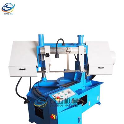 China 45 60 90 degree angle high precision hydraulic metal horizontal band saw machine for sale