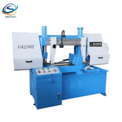 China G4230Z cutting metal steel pipe angle band saw machine for sale